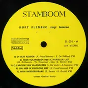 LP - Kurt Fleming - Zingt Liederen