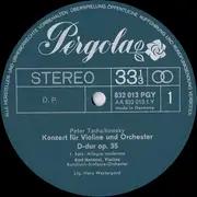 LP - Tschaikowsky - Violinkonzert D-dur Op. 35