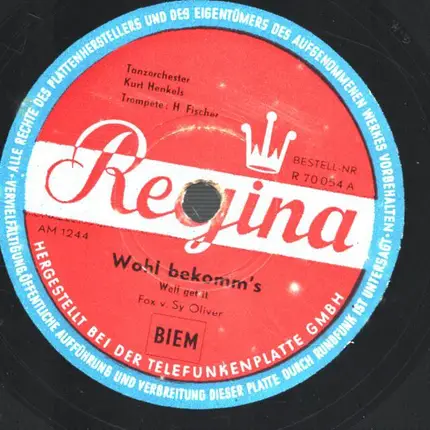 Kurt Henkels - Dinah Wohl bekomm´s