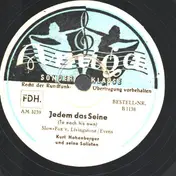 Kurt Hohenberger und seine solisten - Amapola / Jedem Das Seine (To Each His Own)