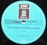 LP - Kurt Lauterbach - Kurt Lauterbachs Gesammeltes Stammeln