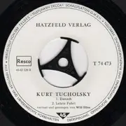 7inch Vinyl Single - Kurt Tucholsky , Vertont Und Zur Gitarre Gesungen von Will Elfes - Letzte Fahrt - Mono