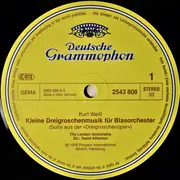 LP - Weill - Kleine Dreigroschenmusik / Violin Concerto