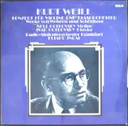 LP - Weill / Webern / Schoenberg - Konzert Für Violine Und Blasorchester - Red Seal