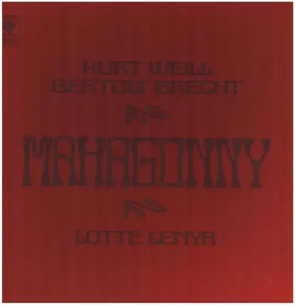 Weill / Brecht - Mahagonny