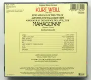 Double CD - Kurt Weill - Mahagonny - Cardboard Box + Booklet
