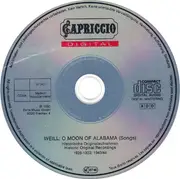 CD - Kurt Weill - O Moon Of Alabama