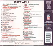 Double CD - Kurt Weill - Berlin Paris Broadway 1928 - 1938