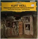 LP - Kurt Weill - Kleine Dreigroschenmusik / Mahagonny Songspiel