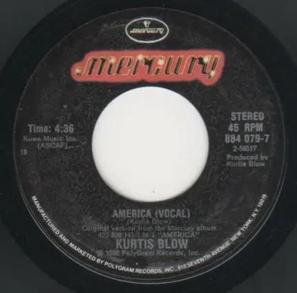Kurtis Blow - America