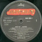 LP - Kurtis Blow - Best Of ....Rappin'