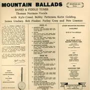 LP - Kyle Creed , Bobby Patterson , Thomas Norman - Mountain Ballads