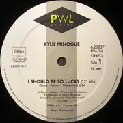 12inch Vinyl Single - Kylie Minogue - I Should Be So Lucky