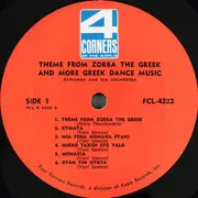 LP - Kyriakos And His Orchestra - Theme From Zorba The Greek And More Greek Dance Music