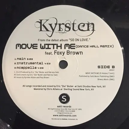 Kyrsten Feat. Foxy Brown - Move with me