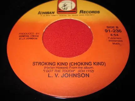 L. V. Johnson - I Don't Want To Lose Your Love / Stroking Kind