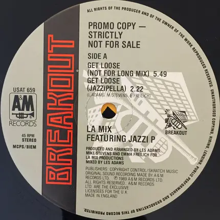 L.A. Mix Featuring Jazzi P - Get Loose (Not For Long Mix)