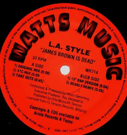 L.A. Style - James Brown Is Dead