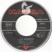 7inch Vinyl Single - L.E.B. Harmony - Kid's Dance / Childhood For Ever