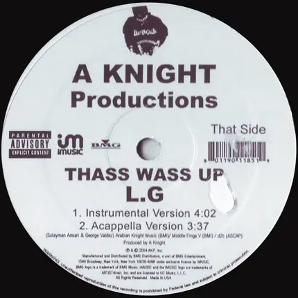 L.G. - Thass Wass Up