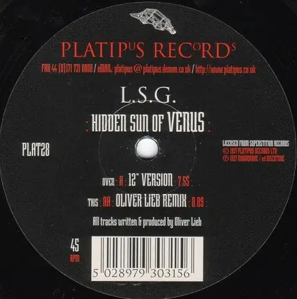 L.S.G. - Hidden Sun Of Venus