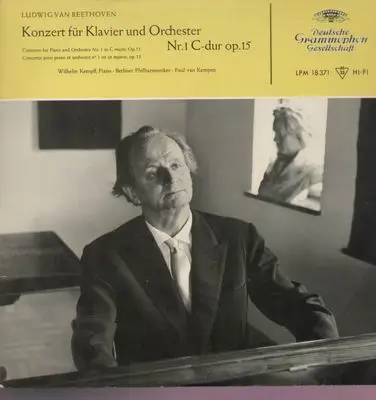 L.v. Beethoven - Konzerte für Klavier und Orchester Nr.1; W. Kempff, P.v. Kempen