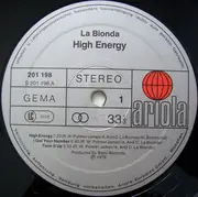 LP - La Bionda - High Energy
