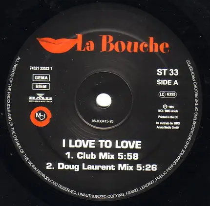 La Bouche - I Love to Love