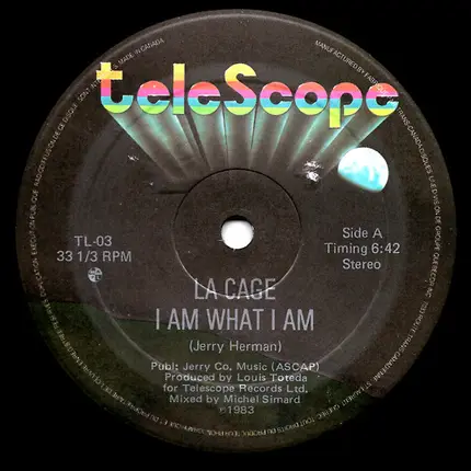 La Cage - I Am What I Am