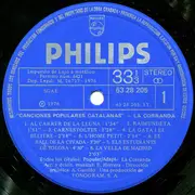 LP - La Corranda - Canciones Populares Catalanas