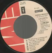 7inch Vinyl Single - La Costa - Adiós Mexico