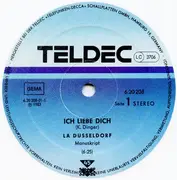 12inch Vinyl Single - La Düsseldorf - Ich Liebe Dich - White Vinyl