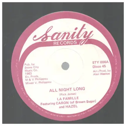 La Famille - All Night Long
