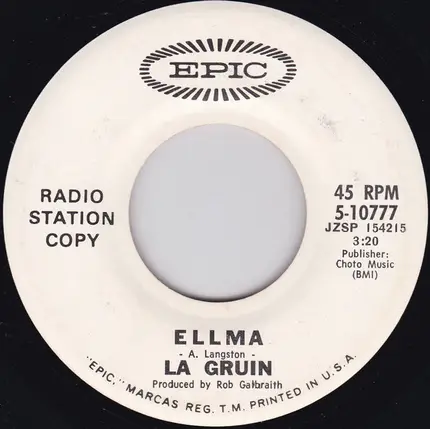 La Gruin - Standing / Ellma