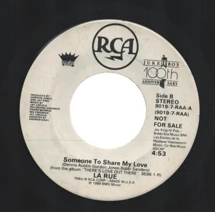 La Rue - someone to share my love