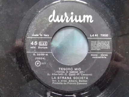 La Strana Società - Tesoro Mio