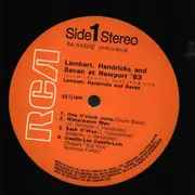 LP - Lambert, Hendricks & Bavan - At Newport '63