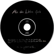 CD - L'Âme Immortelle - Als Die Liebe Starb - Digipak