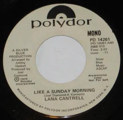 Lana Cantrell - Like A Sunday Morning