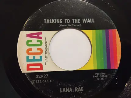 Lana Rae - You're My Shoulder To Lean On / Talking To The Wall