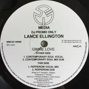 Lance Ellington - Gimme Love