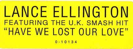 Lance Ellington - Have We Lost Our Love