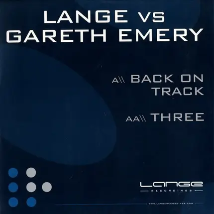 Lange Vs Gareth Emery - Back On Track / Three