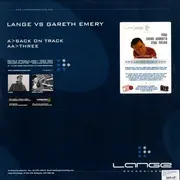 12inch Vinyl Single - Lange Vs Gareth Emery - Back On Track / Three