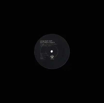 Lange Feat. Leah - Don't Think It (Feel It)