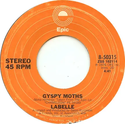 Labelle - Isn't It A Shame / Gypsy Moths