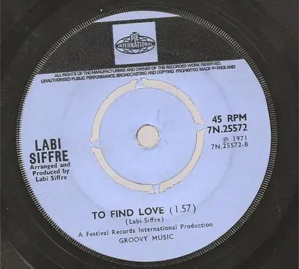 Labi Siffre - It Must Be Love