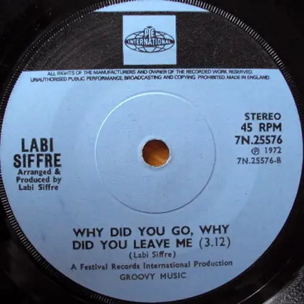 Labi Siffre - Crying, Laughing, Loving, Lying