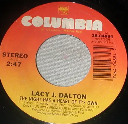 Lacy J. Dalton - You Can't Run Away From Your Heart