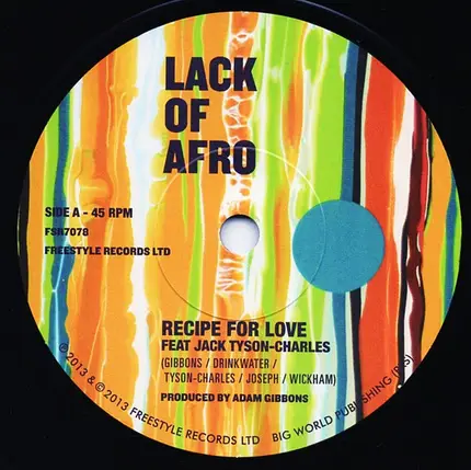 Lack Of Afro - Recipe for Love